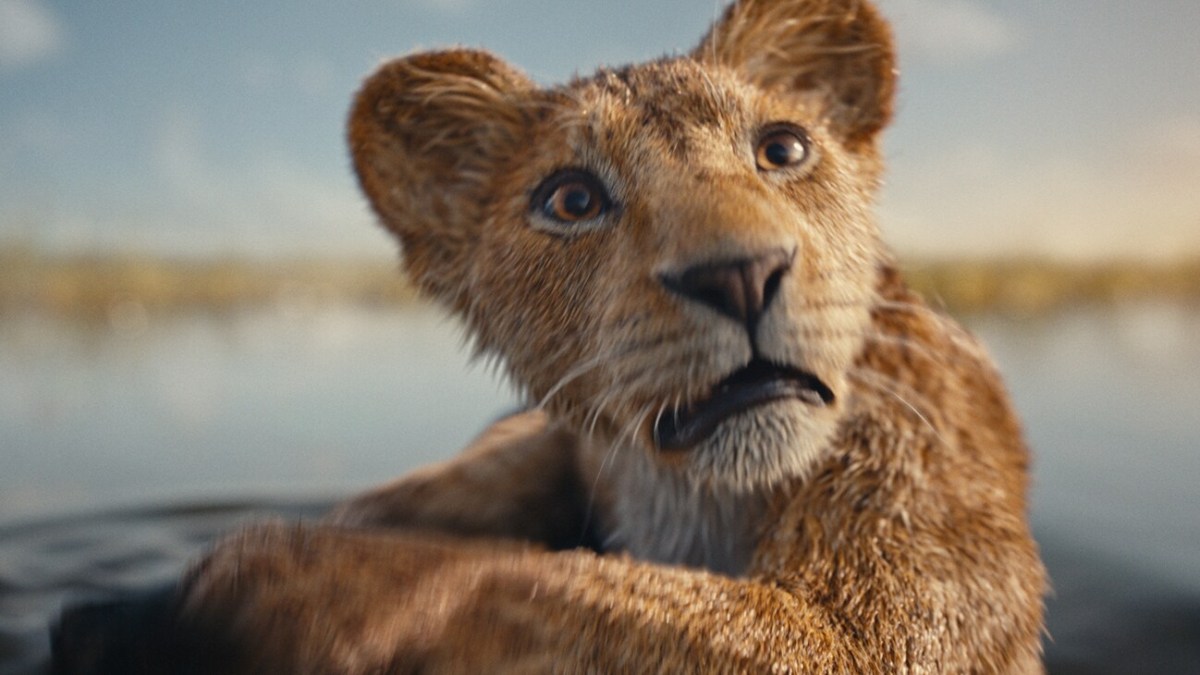 A CGI photo of a lion.