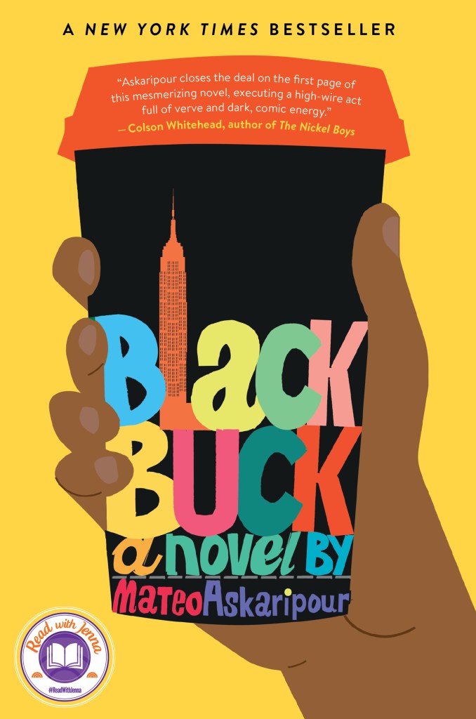 color graphic of Black Buck. it is an illustrated brown hand clutching a coffee cup