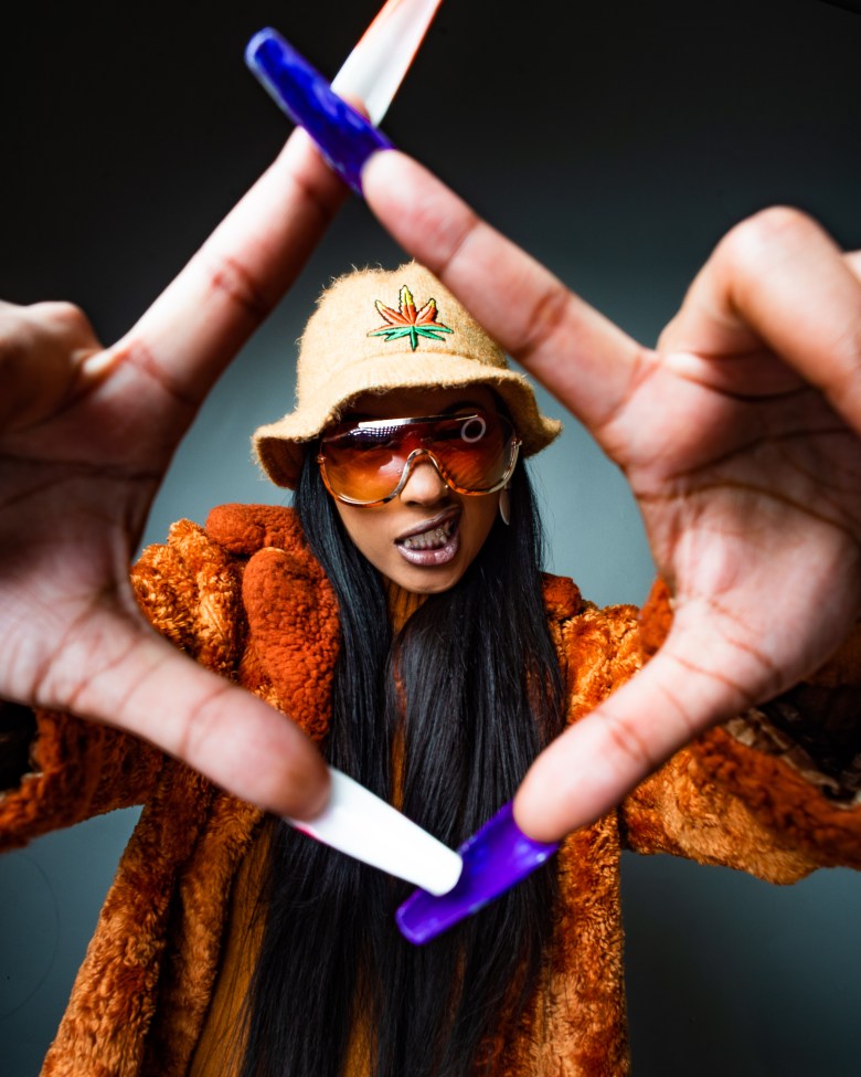 Baltimore rapper and recording artist Miss Kam. 
Photo by Philip Muriel. 
