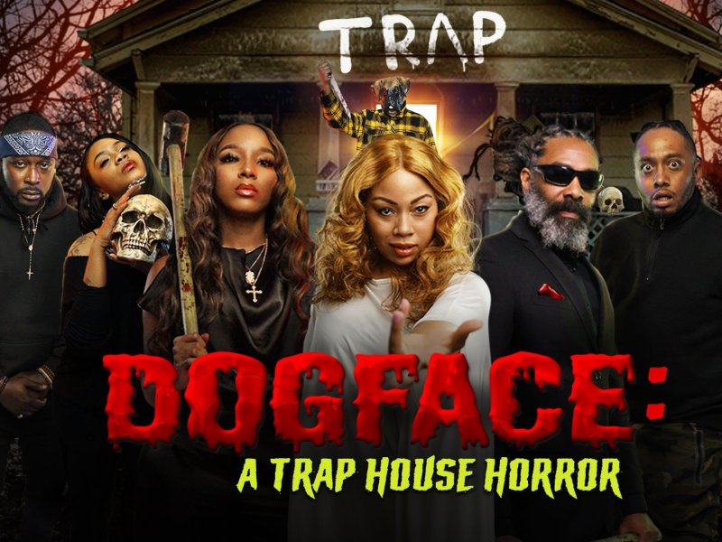 Promotional image for a horror movie.