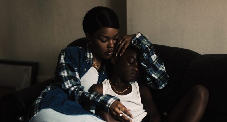 (L to R) Teyana Taylor stars as "Inez de la Paz" and Aaron Kingsley