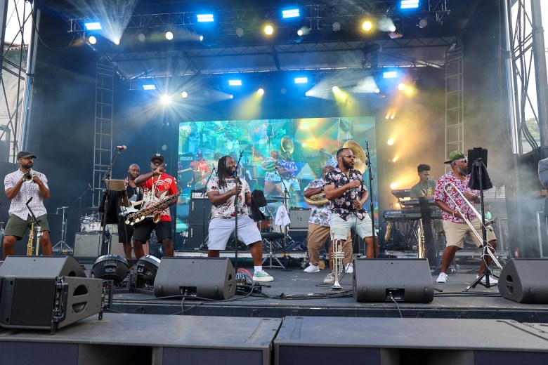 The original Wailers performing on the Main Stage.