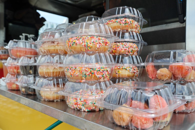 A selection of doughnuts from an Artscape vendor.