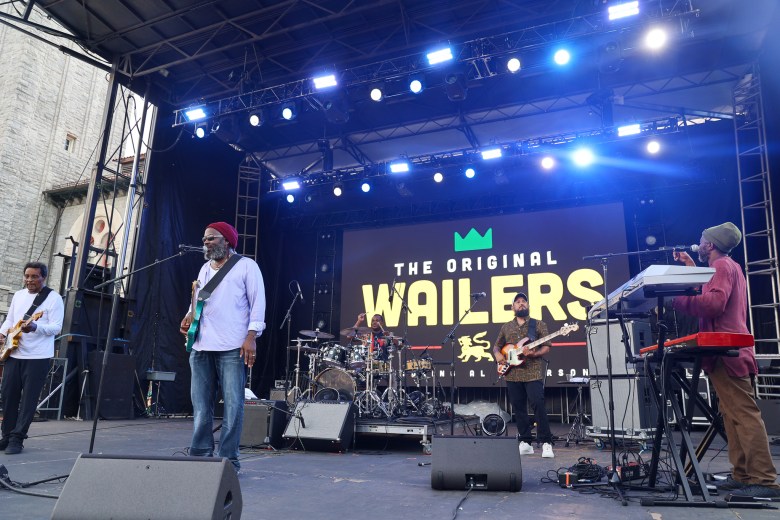 The original Wailers performing on the Main Stage.