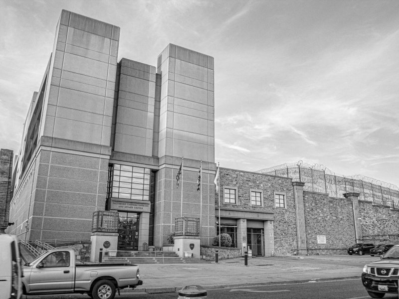 A photo of Baltimore's Central Booking facility.
