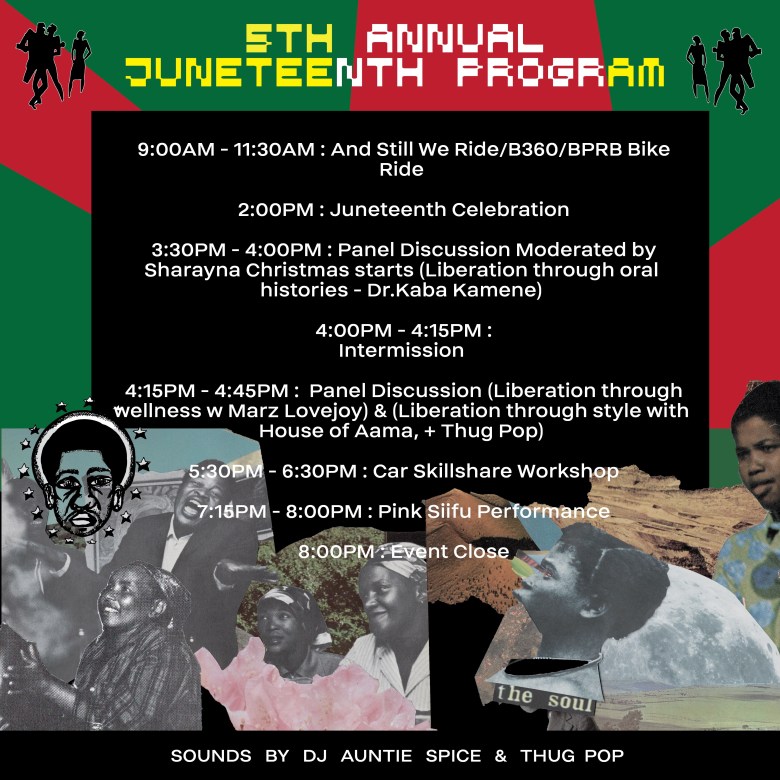 Flyer for Juneteenth Event 