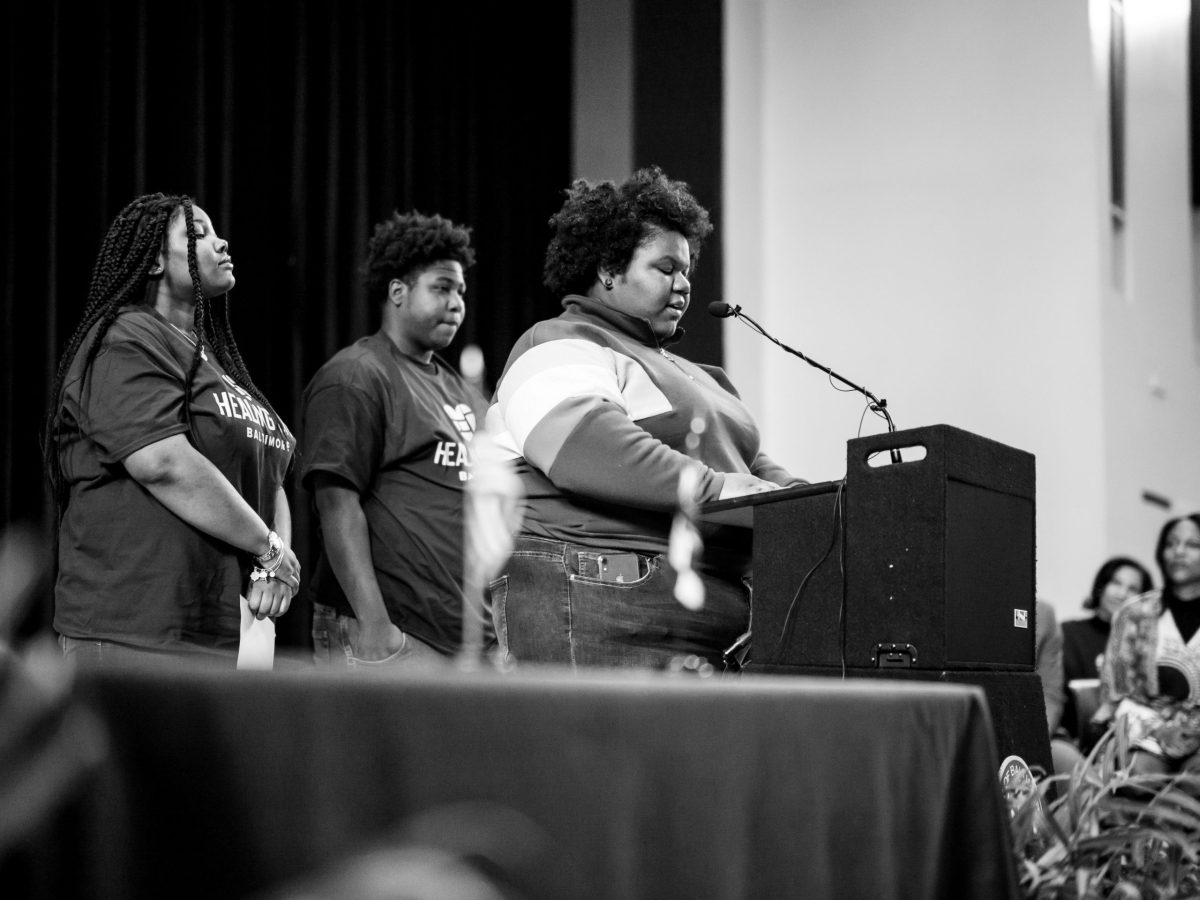 Students speak at Baltimore City Council Hearing
