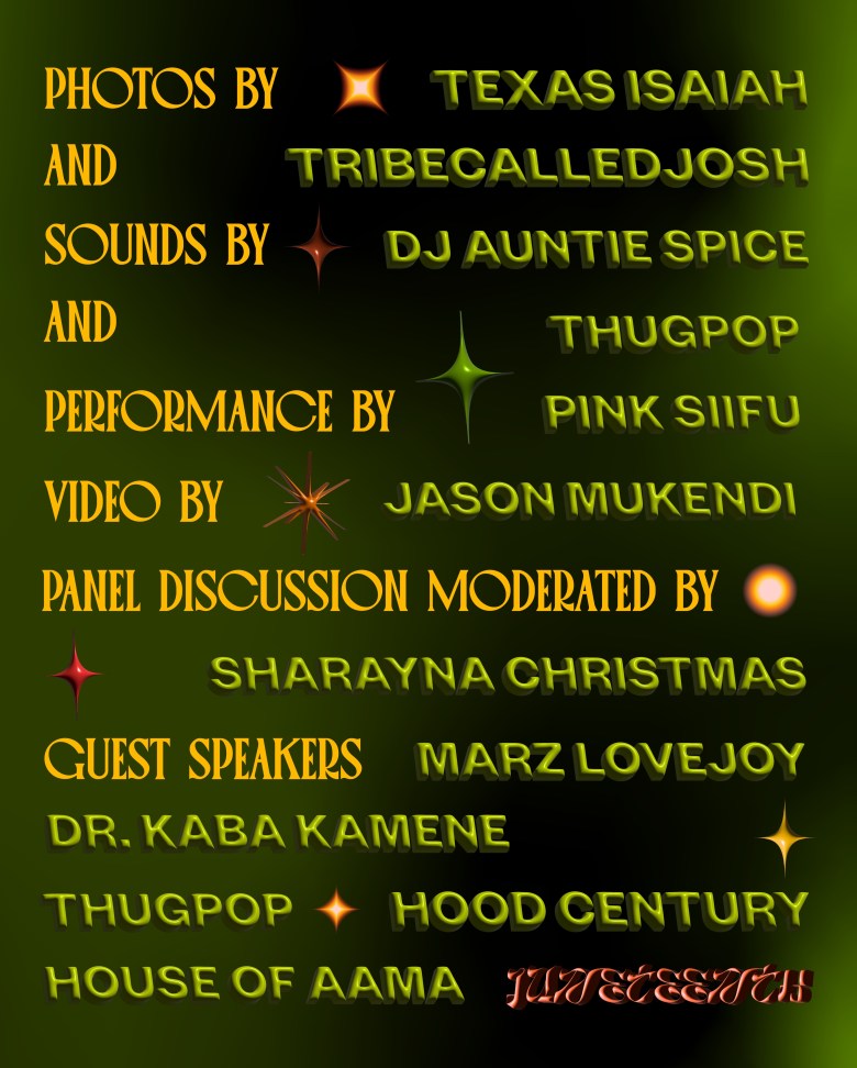 Flyer for Juneteenth Event 
