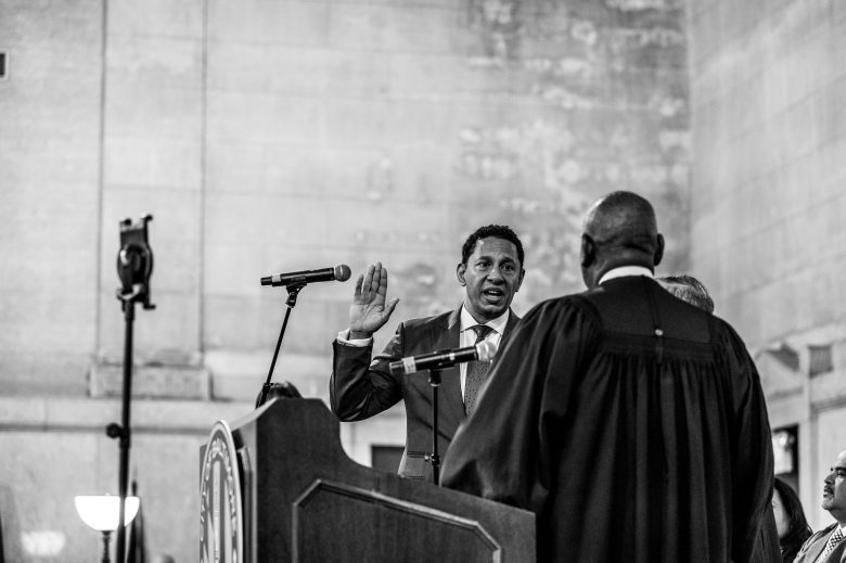 Ivan Bates is sworn in as Baltimore City State’s Attorney.