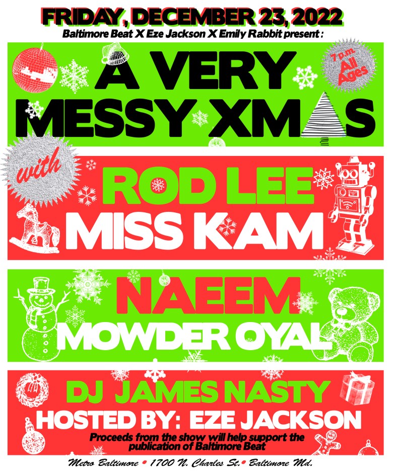 Flyer for Messy Christmas