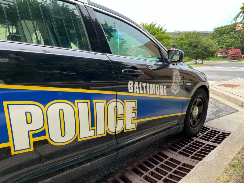 Image of a Baltimore City Police car