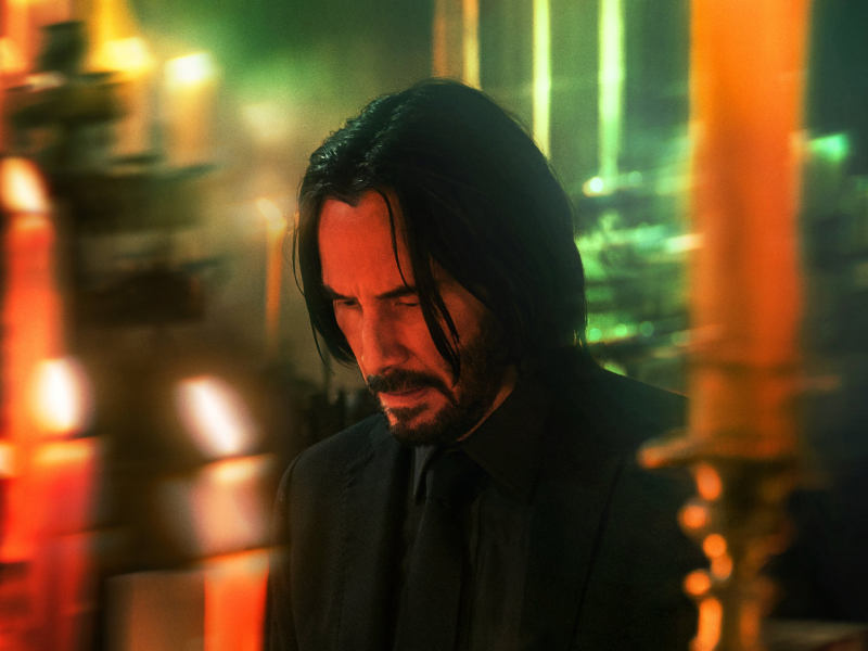 Keanu Reeves as John Wick in “John Wick: Chapter 4.” Courtesy of Lionsgate Films.